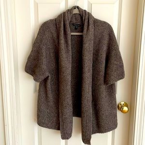 EUC Eileen Fisher open shawl cardigan sweater